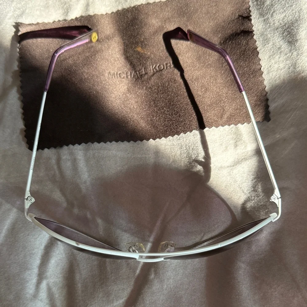 Michael Kors Violet Aviator Sunglasses - Picture 4 of 6